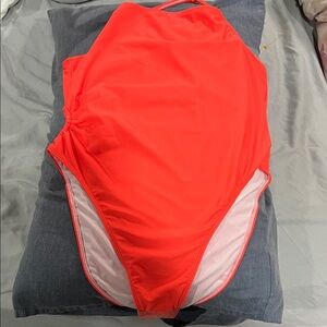 Vibrant Orange Women's One Piece Swimsuit